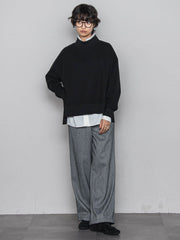 【楽・美・軽】ハイネックプルオーバー≪手洗い可能≫