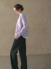 【大きいサイズ/カタログ掲載】セルロースデニムワイドパンツ