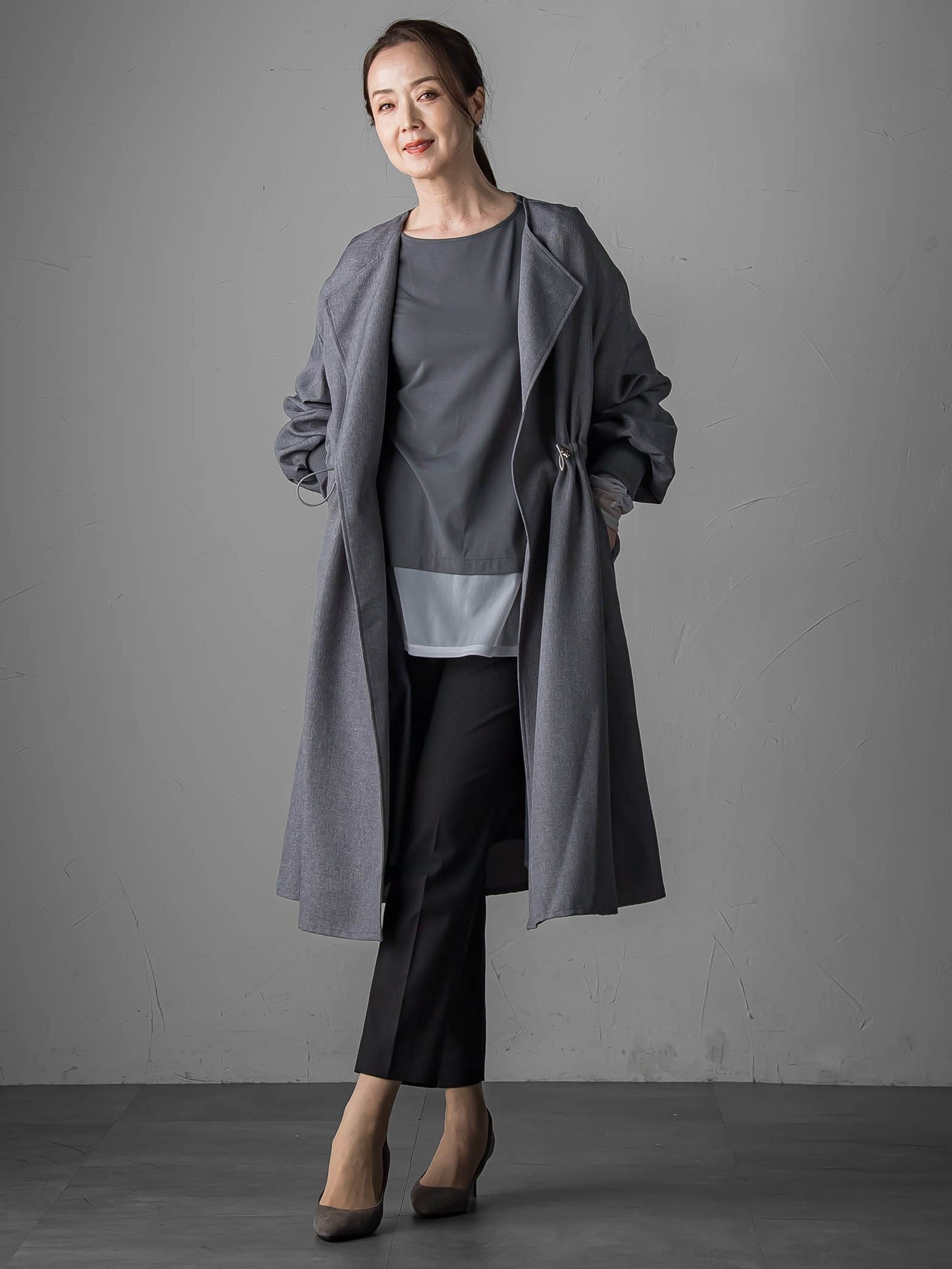 【WEB限定】”品よく軽やかに羽織れる”ライトコート