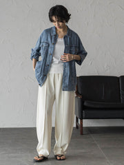 ゆれるデニムジャケット