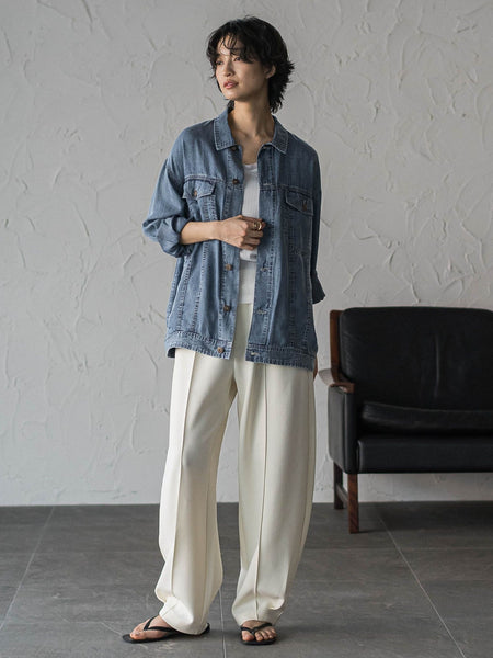 ゆれるデニムジャケット