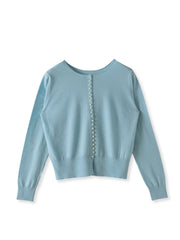 前後2wayパールボタンカーディガン