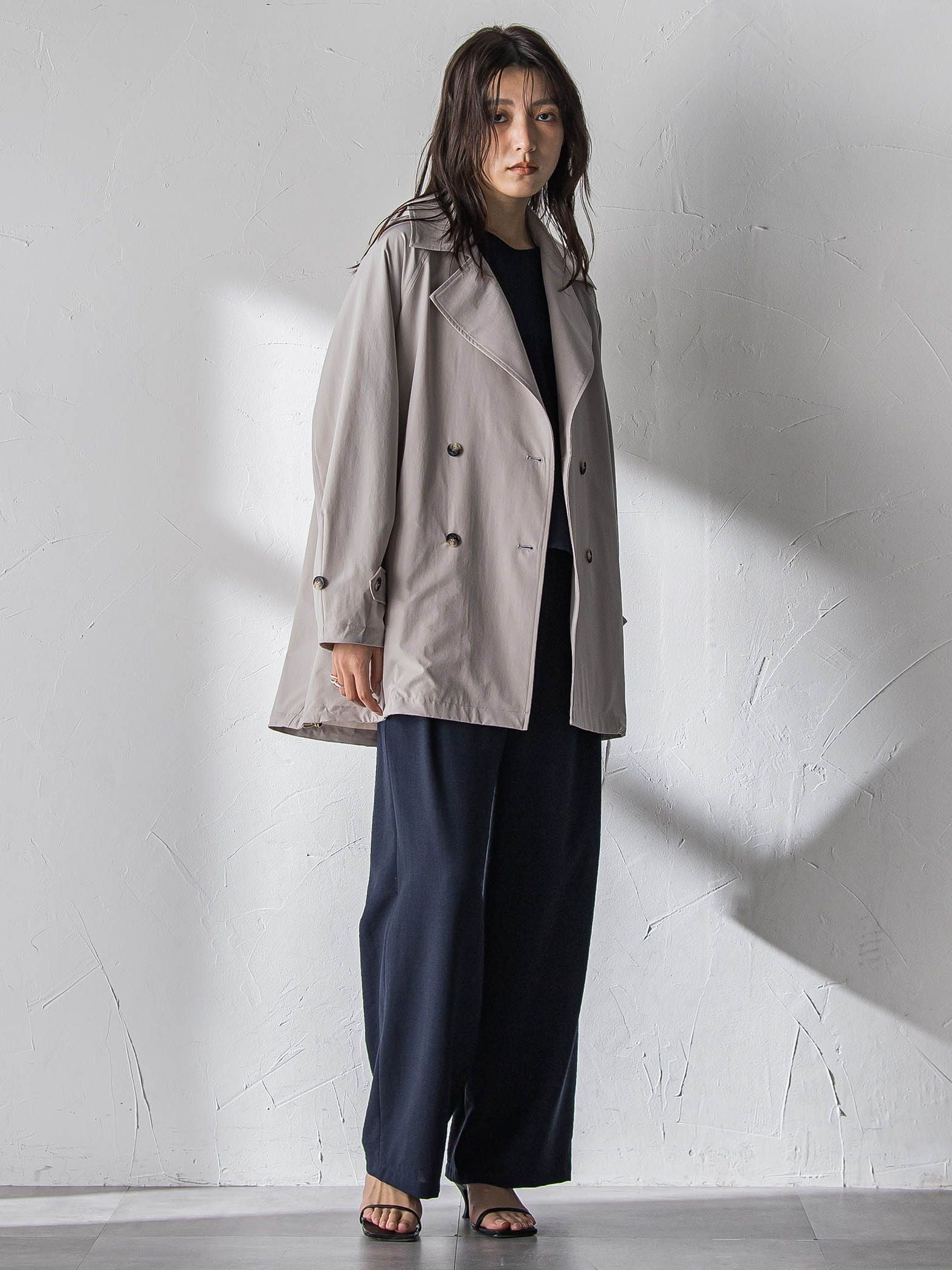 【一瞬で楽とキレイを叶える】タンブラーオックスギャザー袖ブラウス≪手洗い可能≫