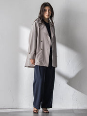 【一瞬で楽とキレイを叶える】タンブラーオックスギャザー袖ブラウス≪手洗い可能≫