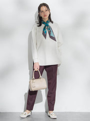 【WEB限定】美シルエット裏起毛ストレッチパンツ≪13号あり≫