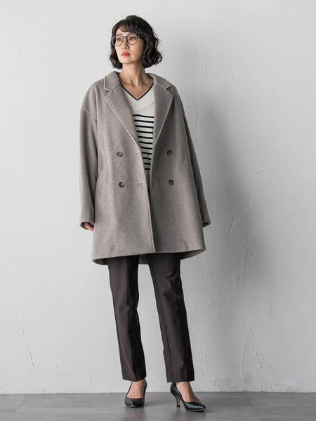 【biyori】ニットビーバーコート