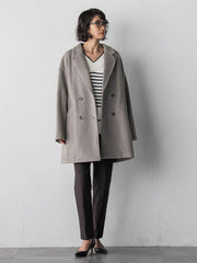 【biyori】ニットビーバーコート