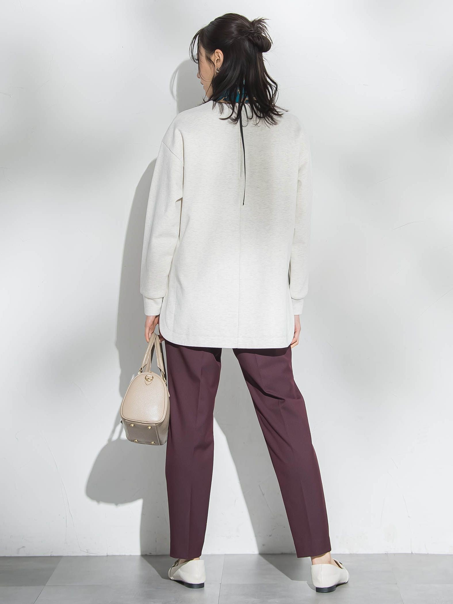 【WEB限定】美シルエット裏起毛ストレッチパンツ≪13号あり≫