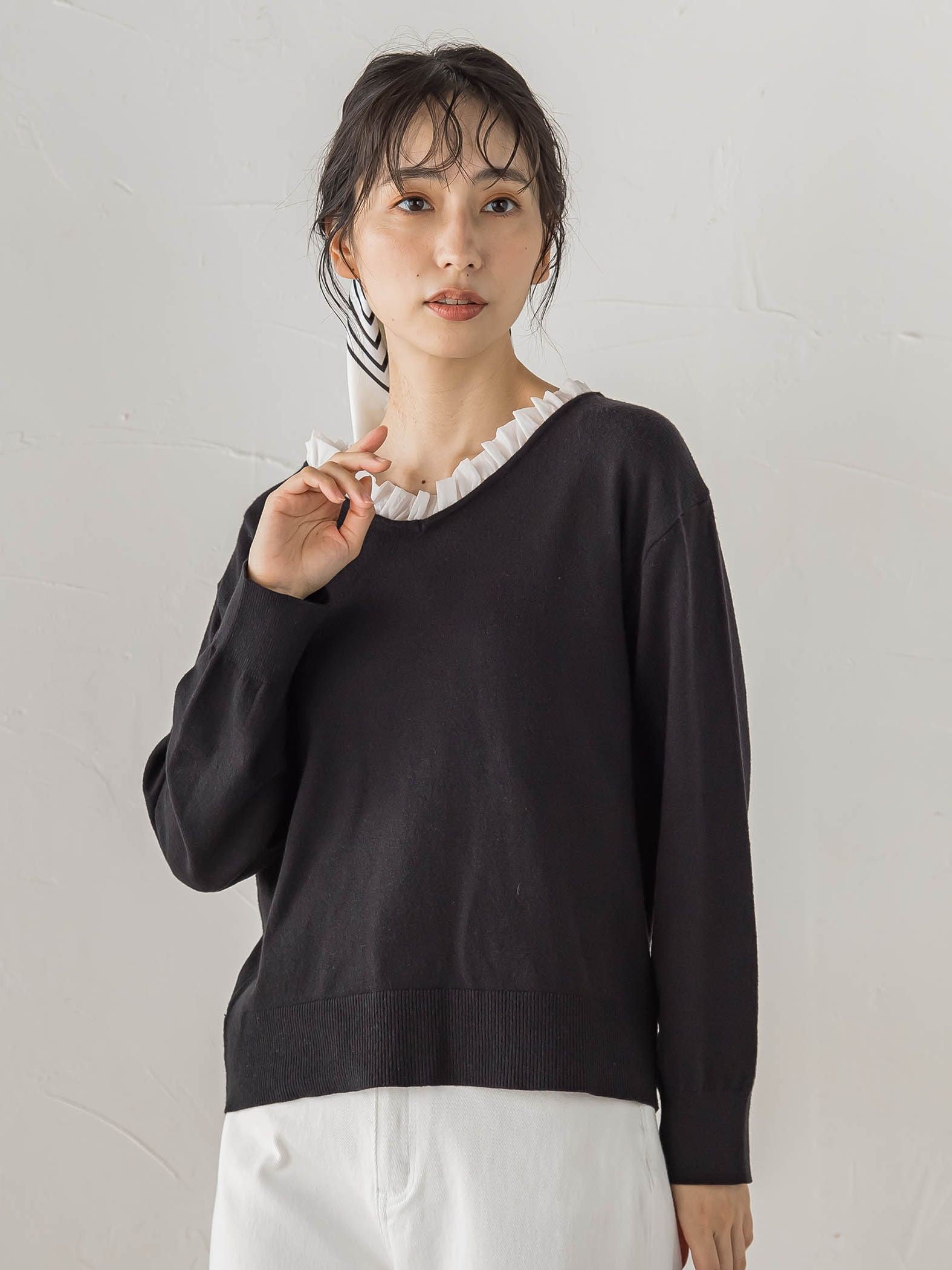 モイストスフレヤーンニット