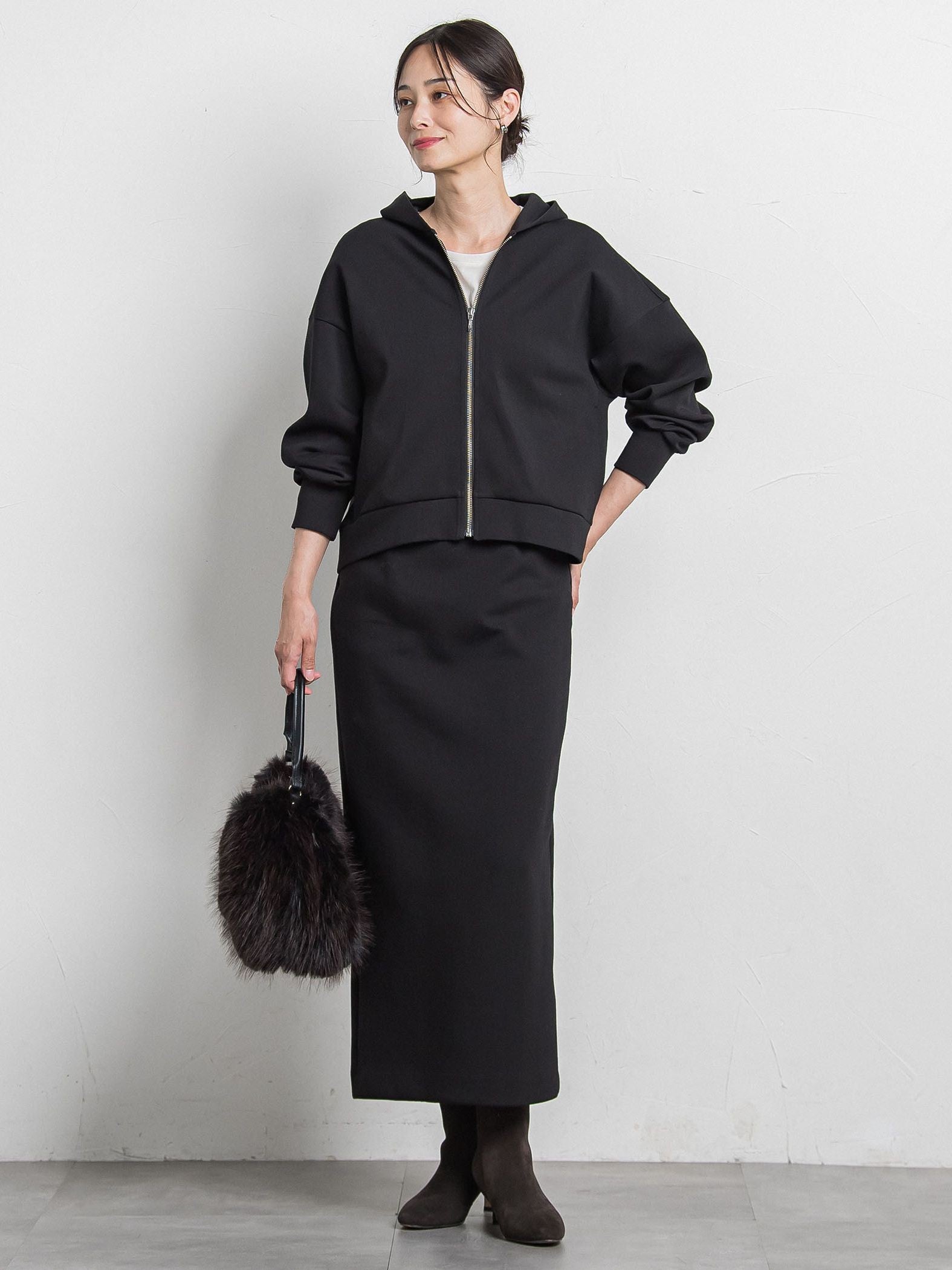 cotton Air ナロースカート≪洗濯機で洗える≫