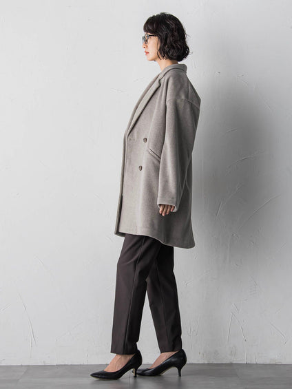 【biyori】ニットビーバーコート