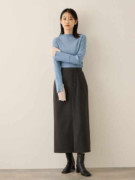 シアーカフレイヤードフウニットプルオーバー≪手洗い可能≫