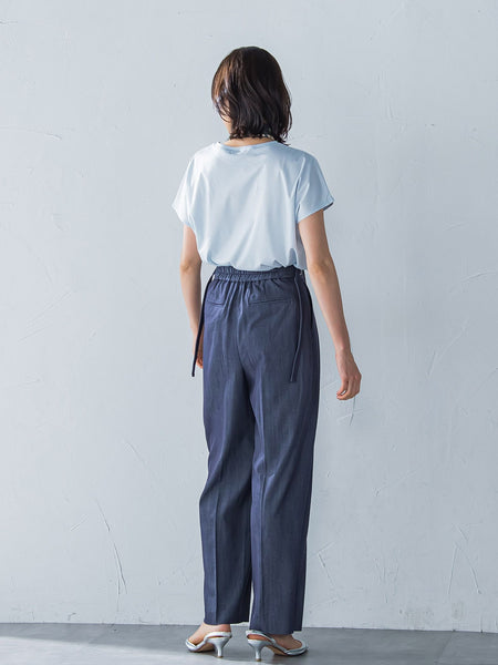 【WEB限定】【3サイズ】スムースコットンラウンドヘムカットソー≪洗える/接触冷感≫