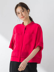 【カタログ掲載】ハシゴレースシアーブロードブラウス