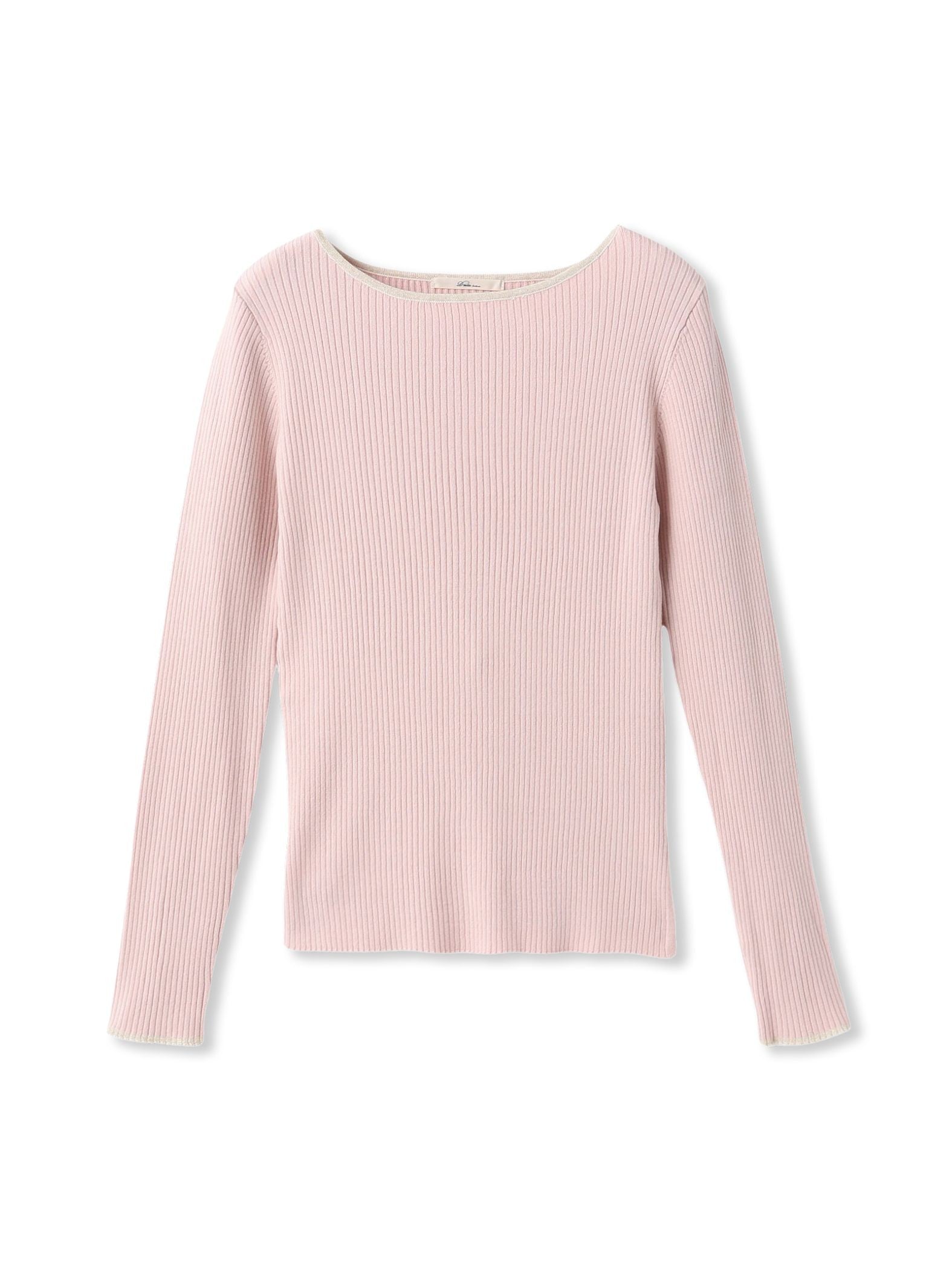 配色RIBニット≪手洗い可能≫