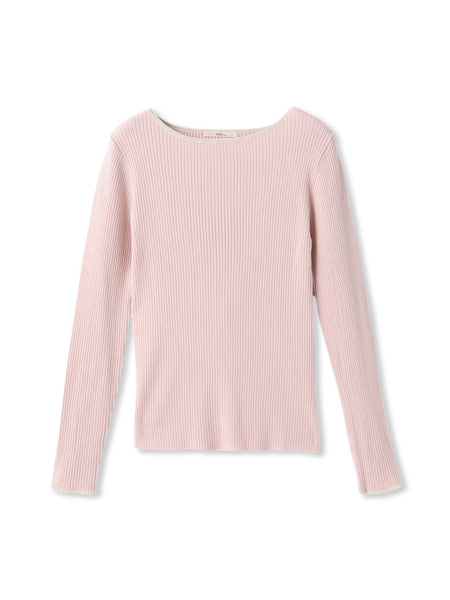 配色RIBニット≪手洗い可能≫