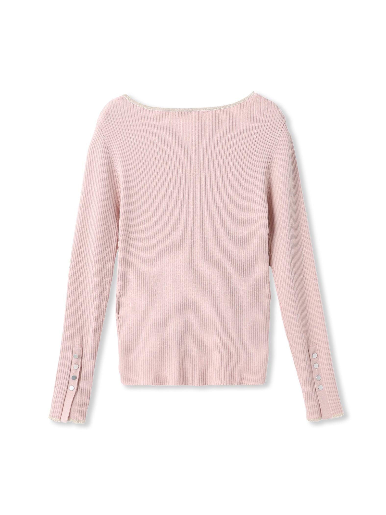 配色RIBニット≪手洗い可能≫