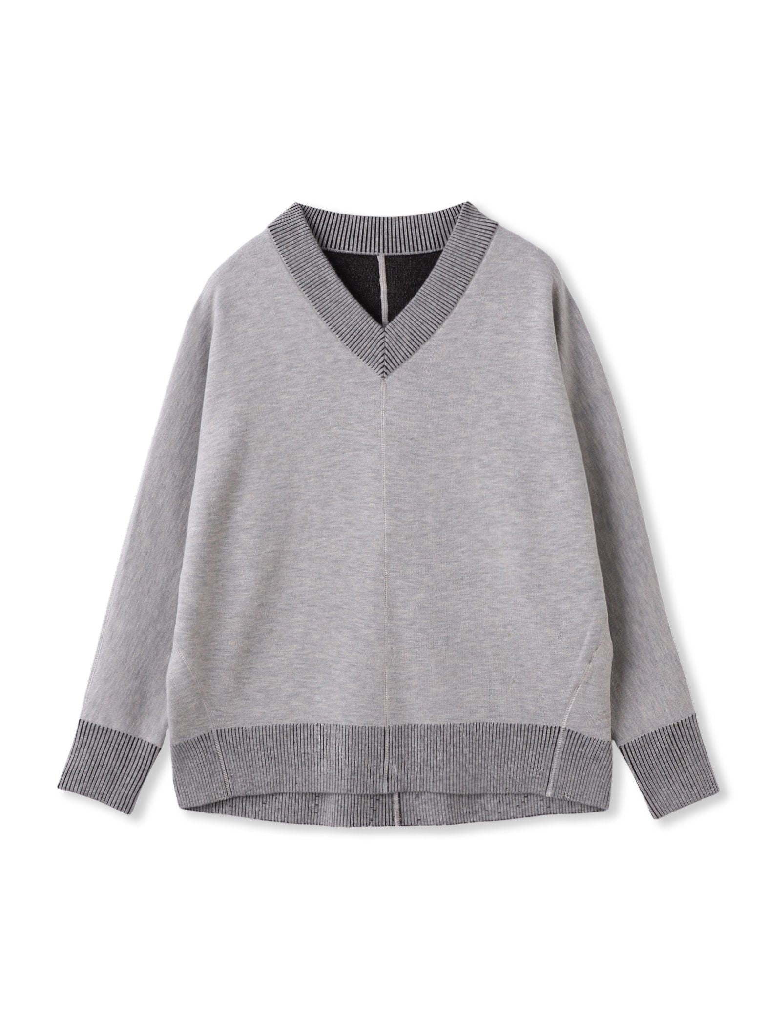 今日の気分で着回せるリバーシブルニット≪手洗い可能≫