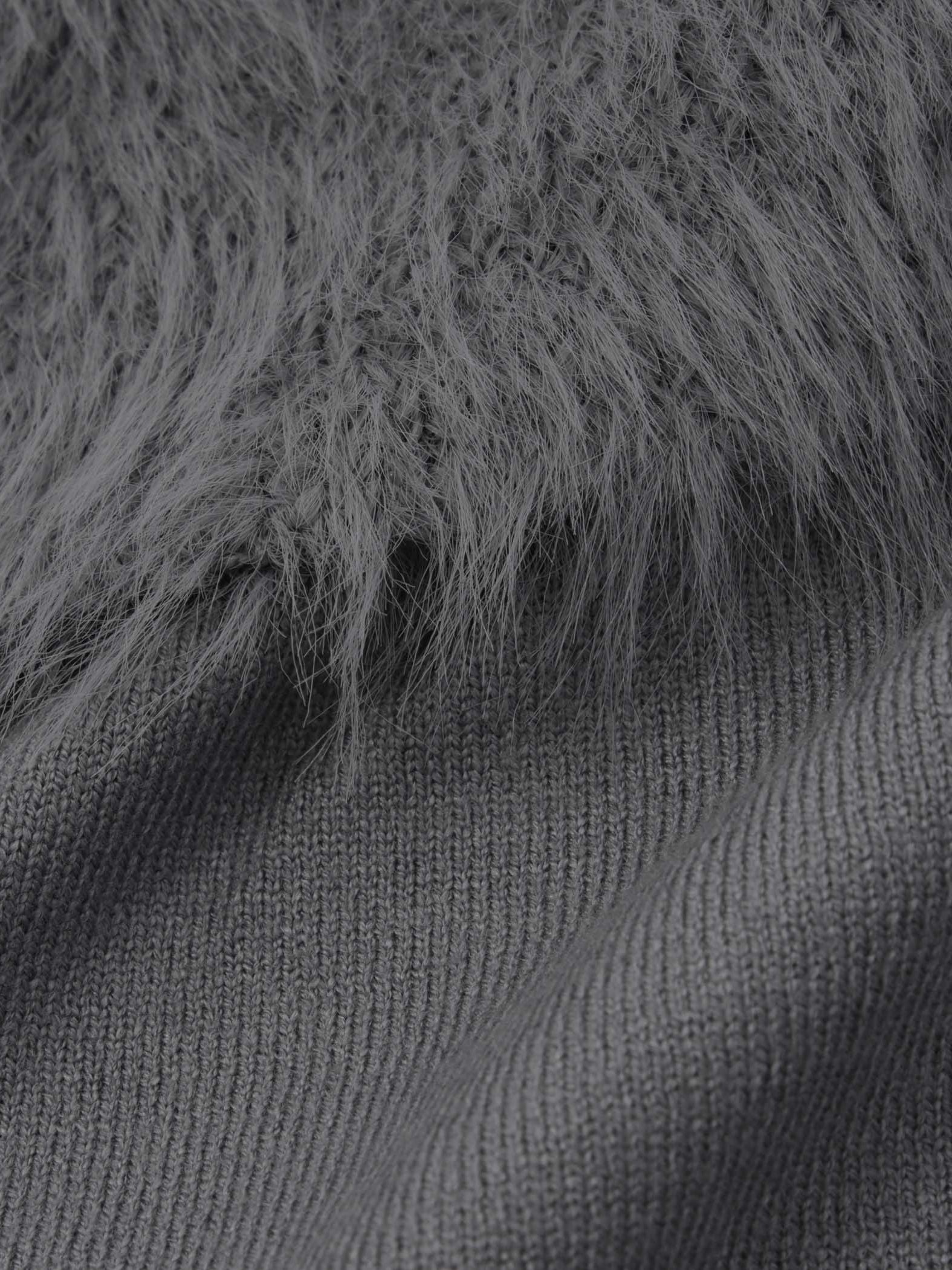 シャギーニットベストアンサンブルワンピース≪手洗い可能≫