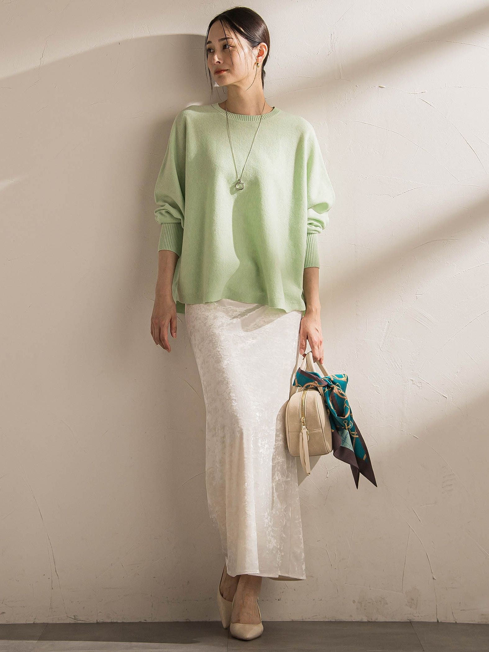 スノーベロアクラッシュスカート