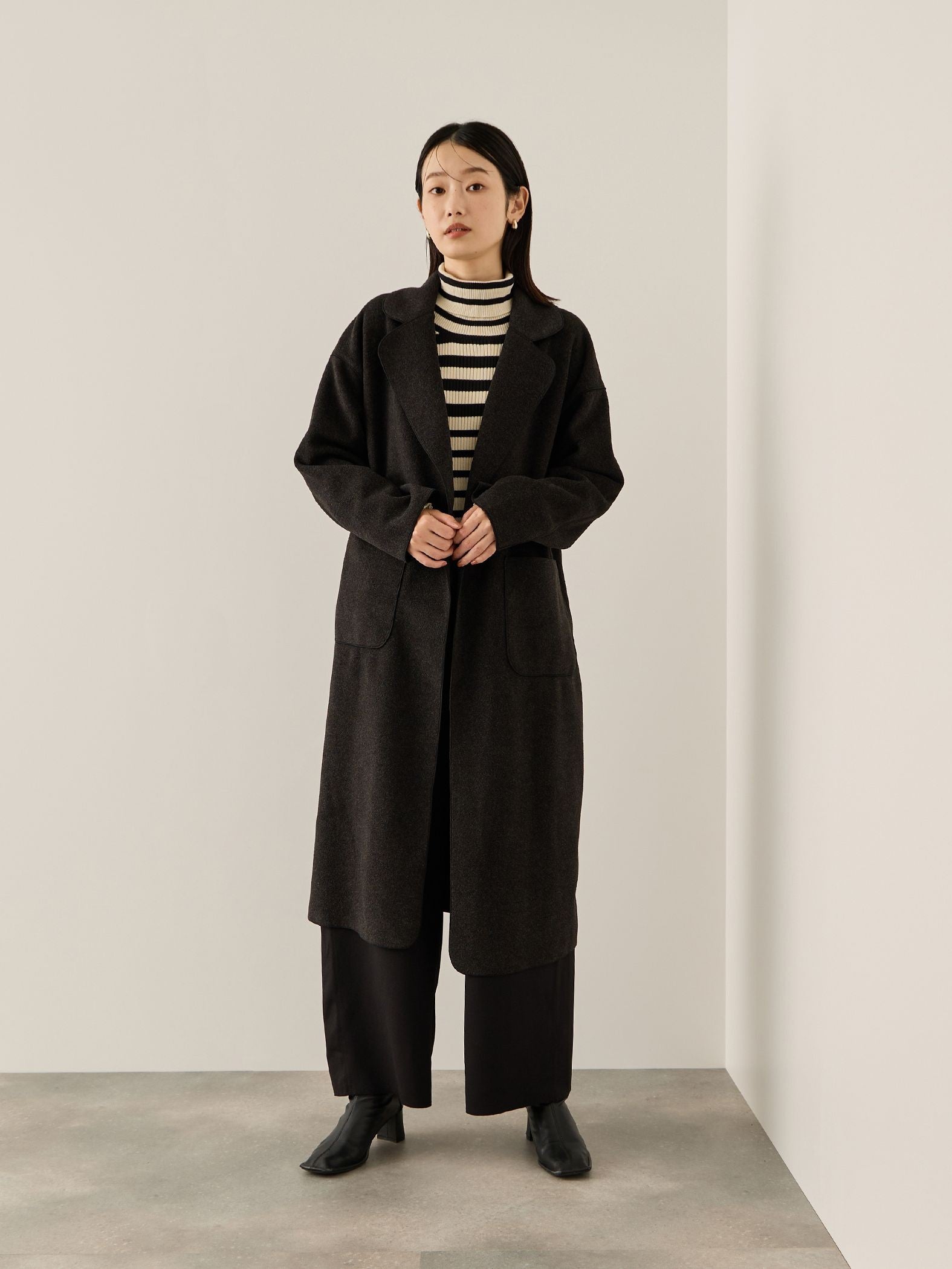 ブランケットメルトンガウンコート