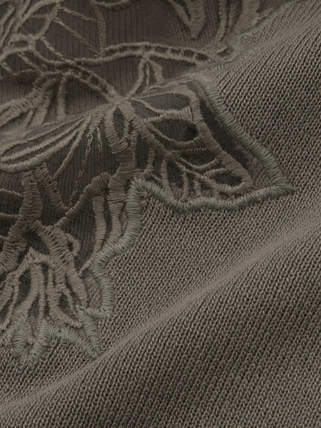 ショルダーレースニットプルオーバー≪手洗い可能≫