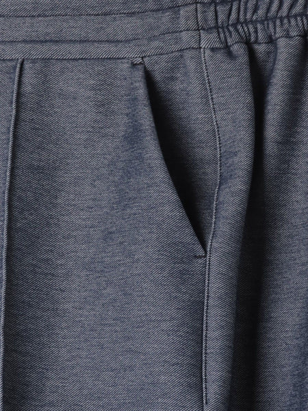 【WEB限定/大きいサイズ】”楽暖”裏起毛ワイドパンツ≪洗濯機で洗える≫