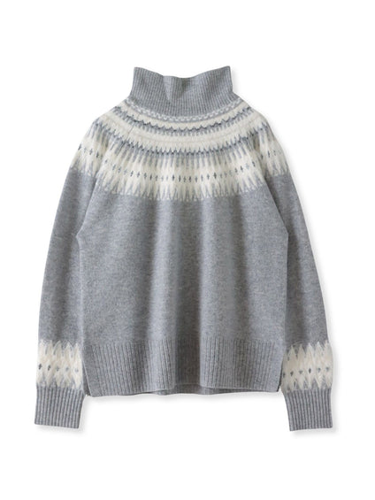 フェアアイル柄ニット