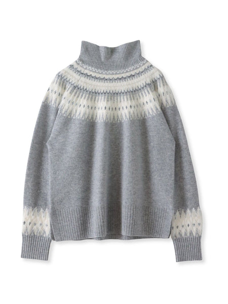フェアアイル柄ニット