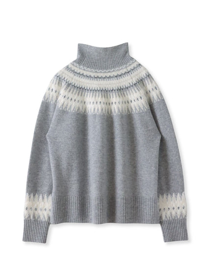 フェアアイル柄ニット