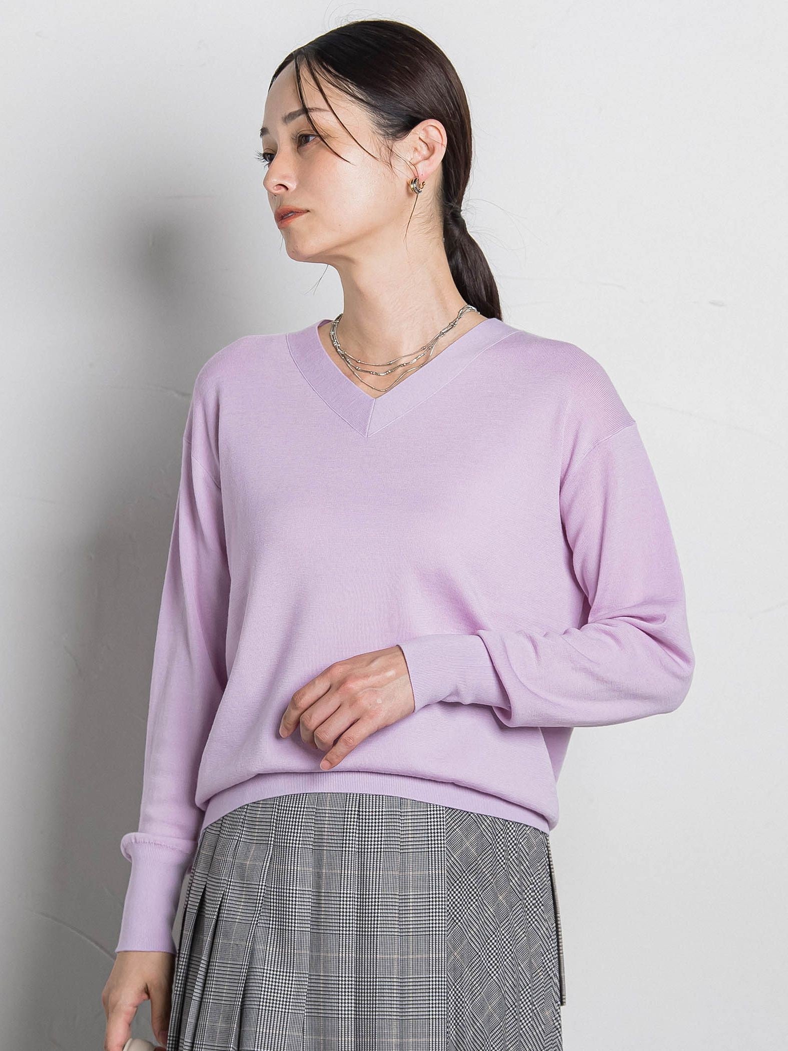 Brisbane Vネックニットプルオーバー≪11号あり≫