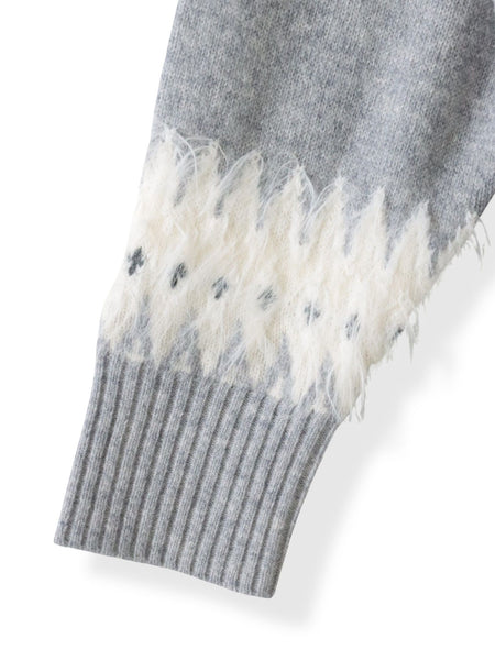 フェアアイル柄ニット