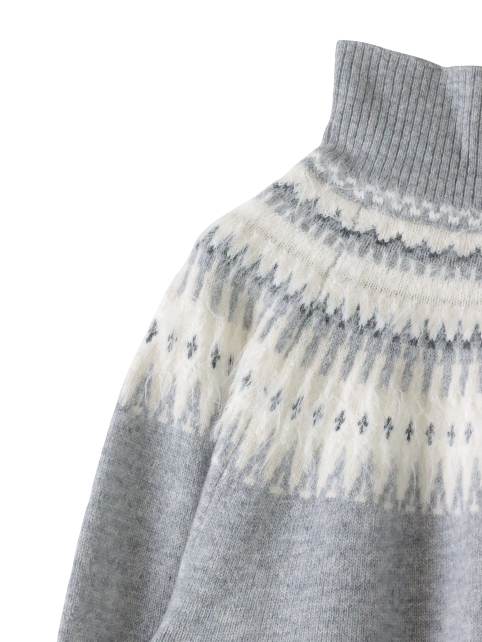 フェアアイル柄ニット