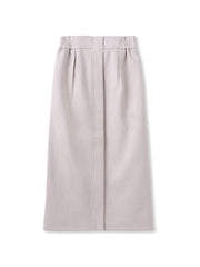 スエードフロント切替えナロースカート≪手洗い可能≫