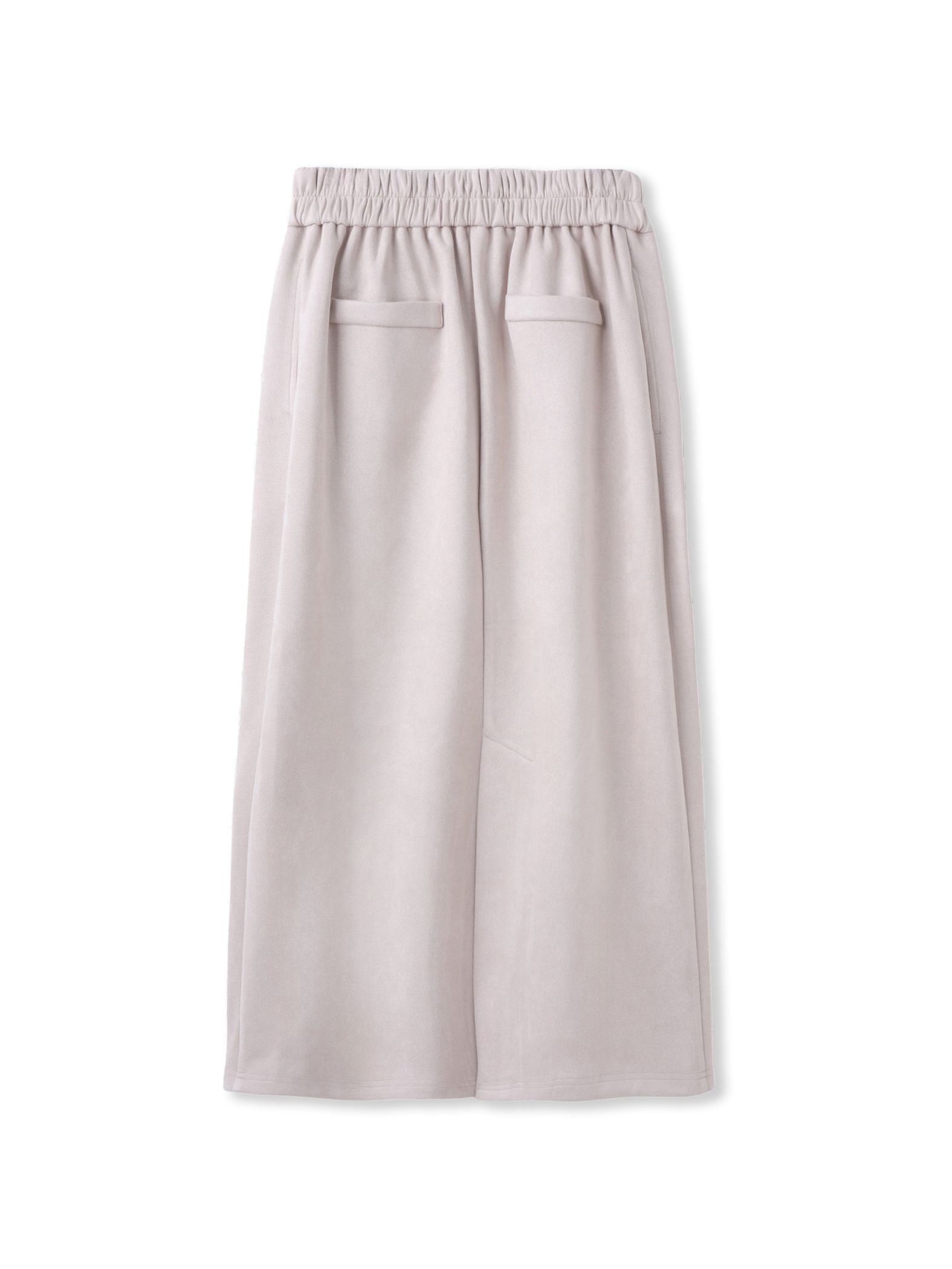 スエードフロント切替えナロースカート≪手洗い可能≫