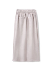 スエードフロント切替えナロースカート≪手洗い可能≫