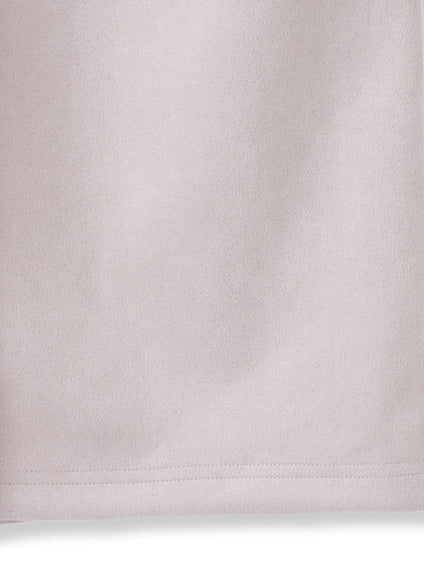 スエードフロント切替えナロースカート≪手洗い可能≫