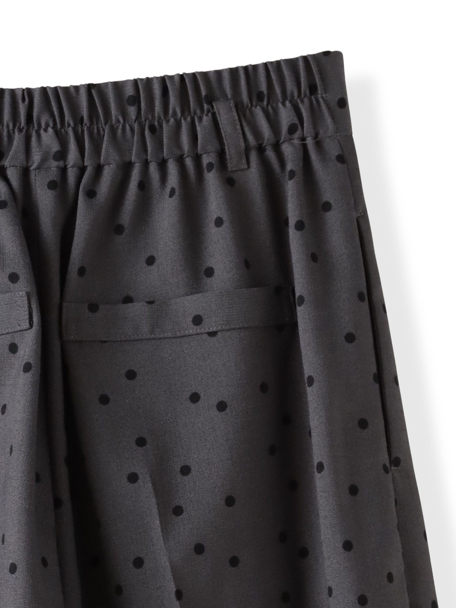 リネンライクスラブドットパンツ