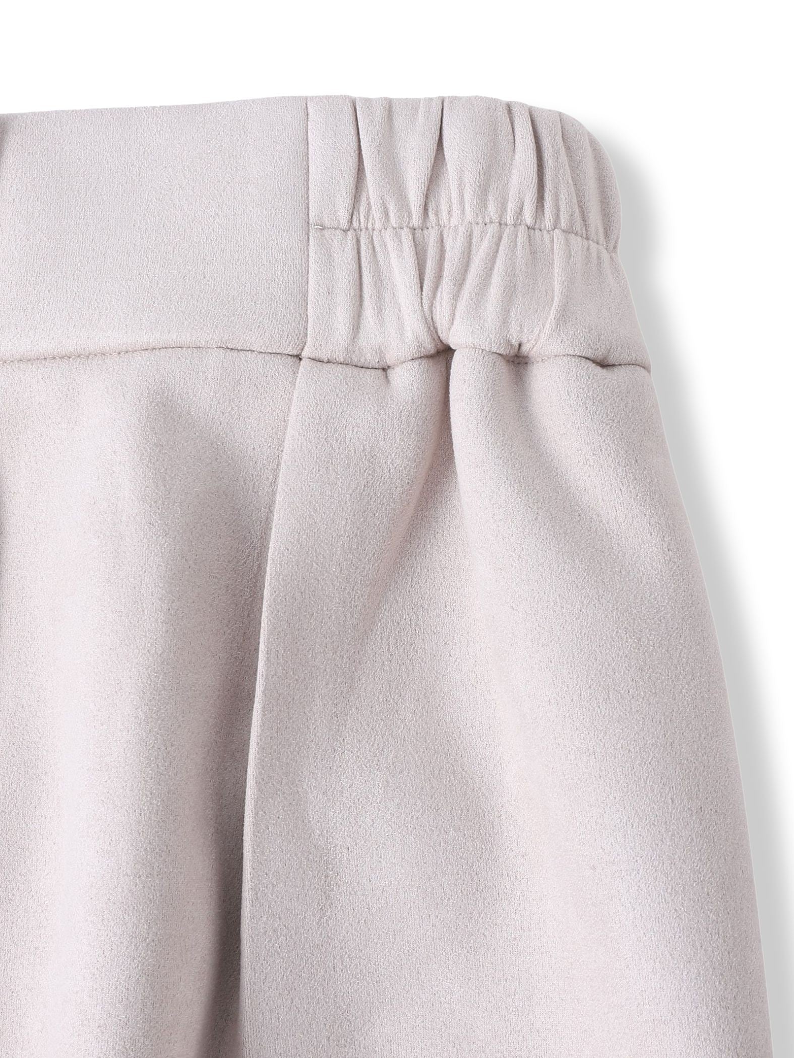 スエードフロント切替えナロースカート≪手洗い可能≫