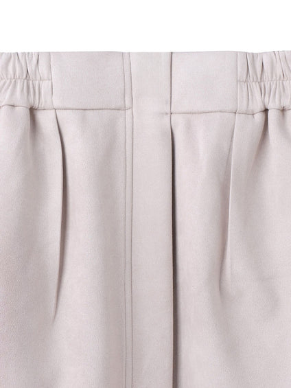 スエードフロント切替えナロースカート≪手洗い可能≫