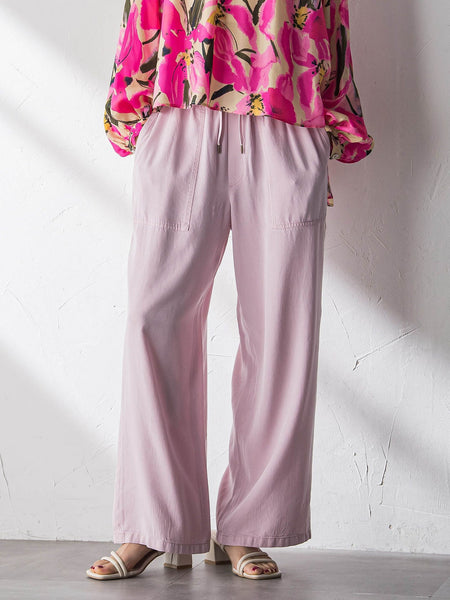 【40周年限定】カラーデニムイージーワイドパンツ