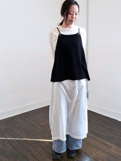 《予約販売》sheer long dress 　【日本製】
