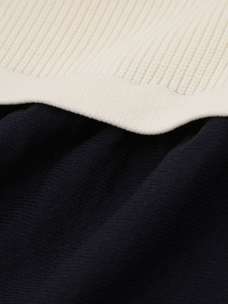 ドッキングライク軽量ニットワンピース≪手洗い可能≫