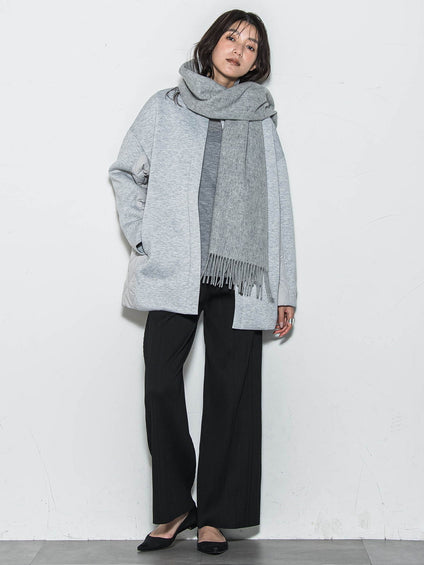 【WEB限定】裏起毛プリーツパンツ≪手洗い可能≫