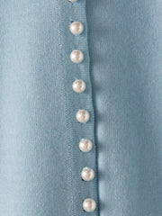 前後2wayパールボタンカーディガン