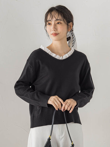 モイストスフレヤーンニット