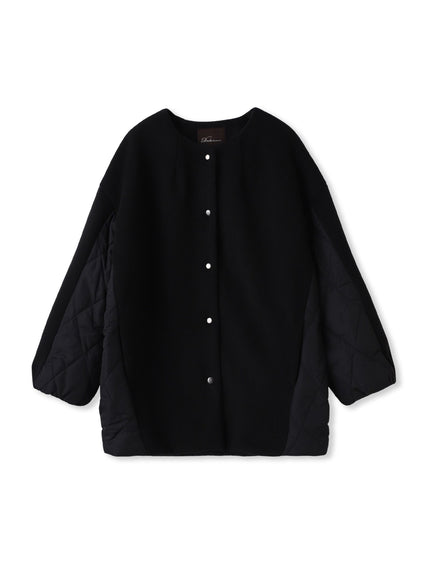 メランジブランケットコート