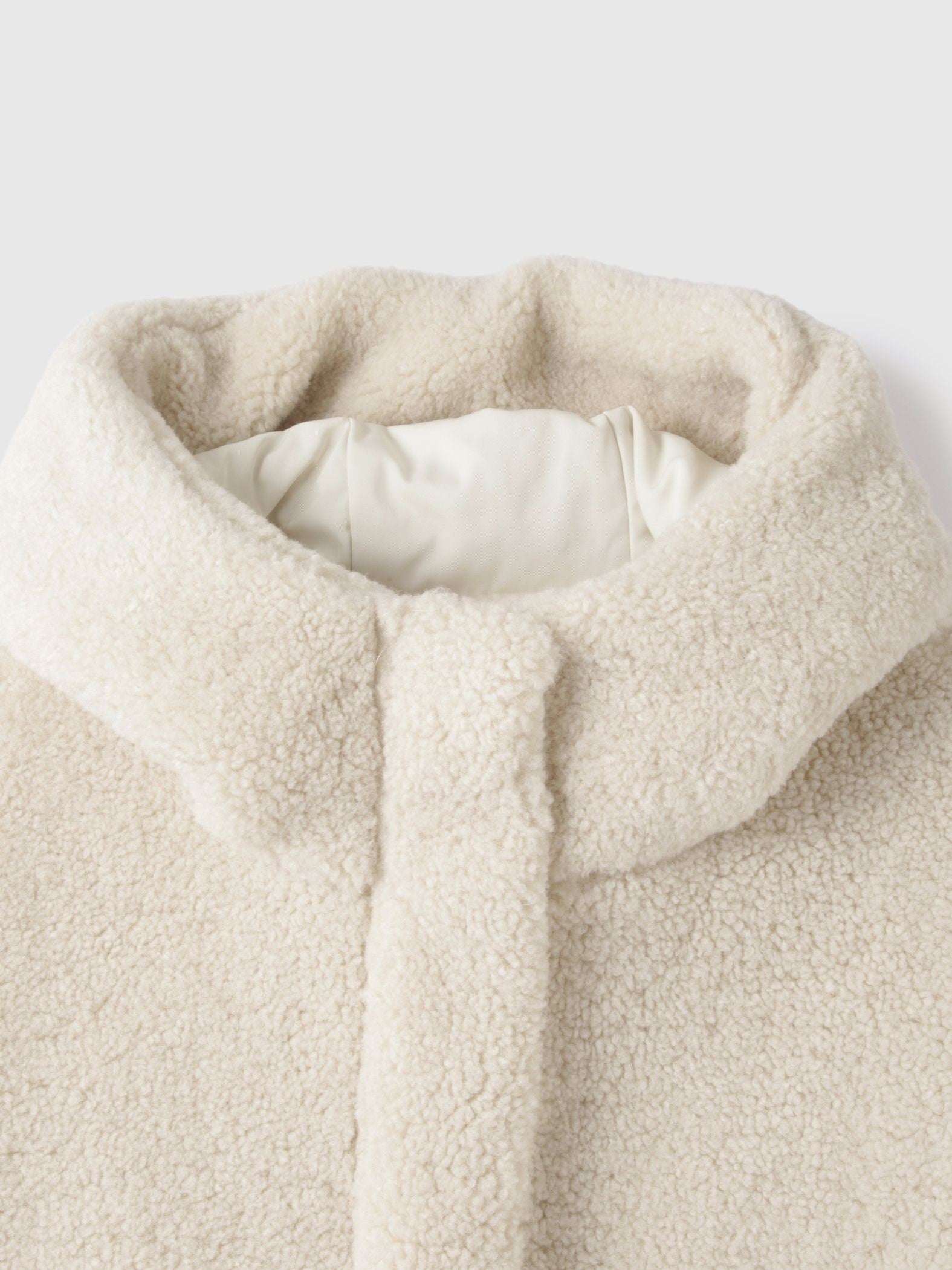 ショートボア中綿ドロストブルゾン