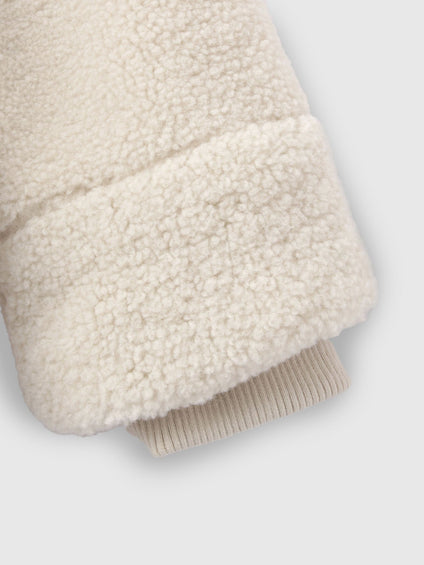 ショートボア中綿ドロストブルゾン