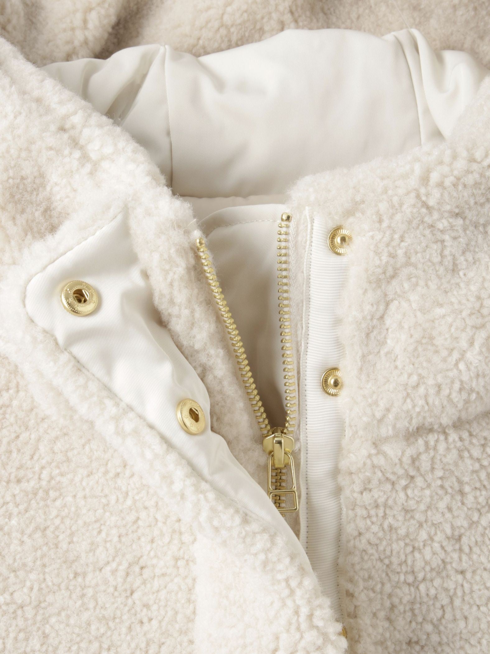 ショートボア中綿ドロストブルゾン